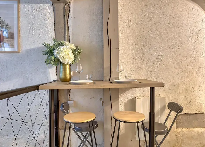 Le Nid Voute Avec Terrasse Situe Au Coeur De Rouen